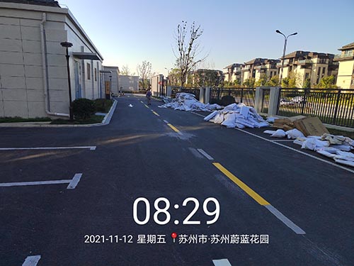 蘇州道路標線冷漆多少錢一平？道路劃線價格多少一米？